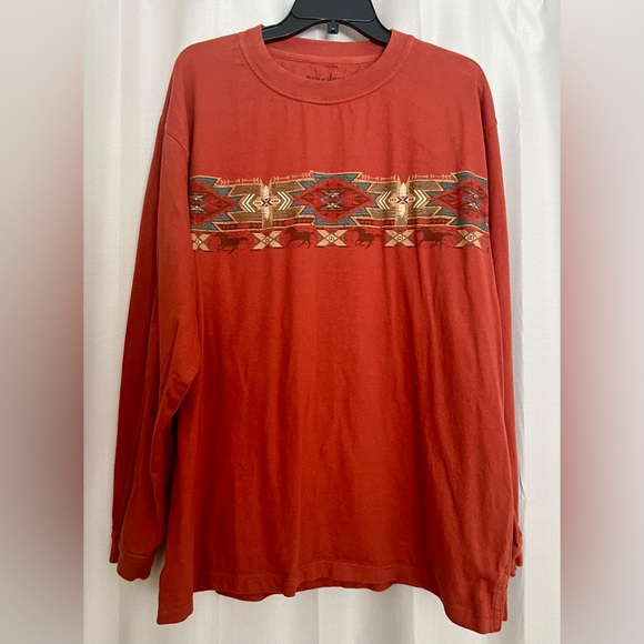 Bit & Bridle Tops - Bit & Bridle Aztec Western Long Sleeve Shirt XL
